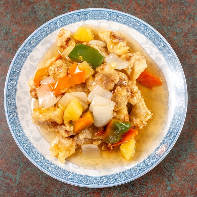 K. Sweet & Sour Pork (Pork Tangsuyuk).